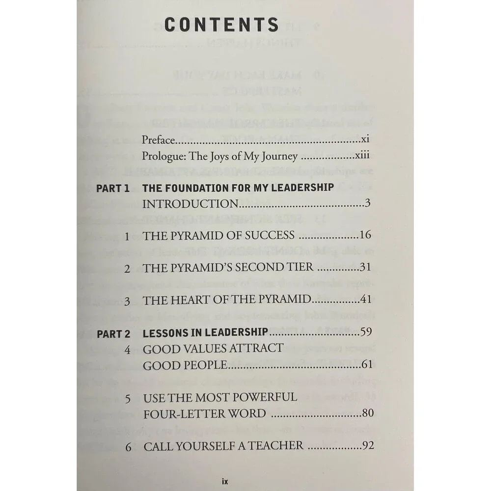 Wooden on Leadership: How to Create a Winning Organization